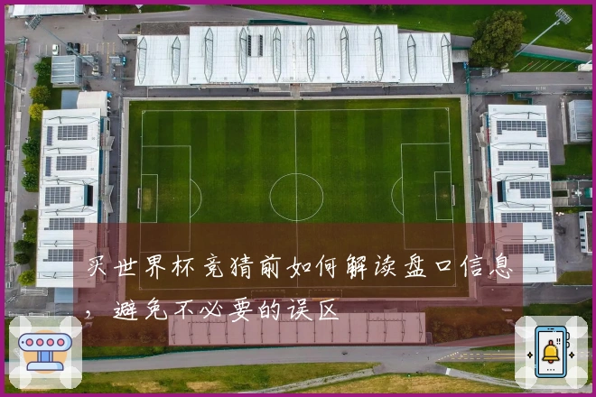 买世界杯竞猜前如何解读盘口信息，避免不必要的误区
